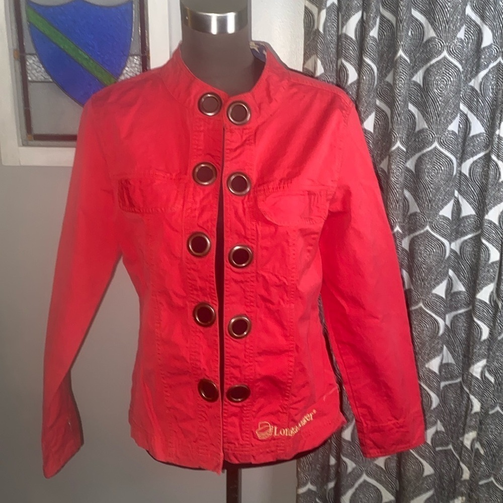 Longaberger 100% cotton grommet jacket